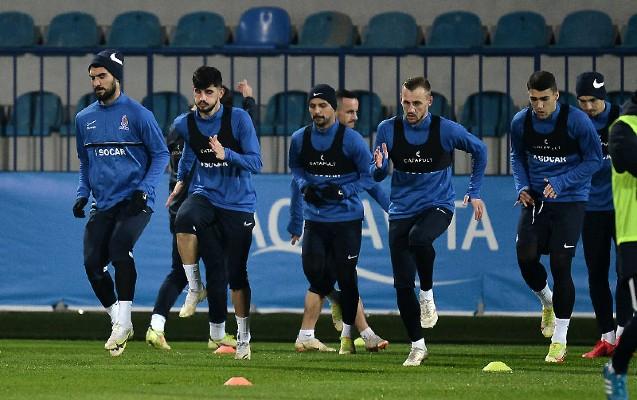 Millimizin Qətərlə oyun öncəsi son məşqi - Millimizin Qətərlə oyun öncəsi son məşqi -