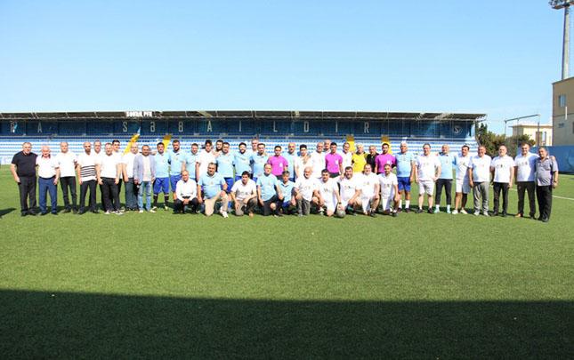 Elnur Əşrəfoğlunun 50 illik yubileyinə həsr olunmuş futbol matçı keçirildi