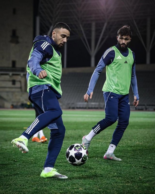 "Qarabağ"ın "Nyukasl"a qarşı hazırlıq məşqindən -