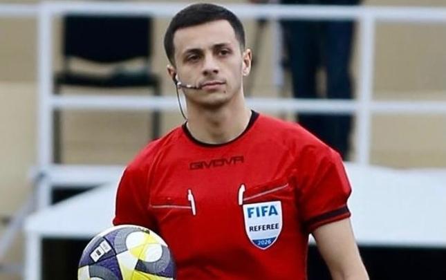 Azərbaycanlı FİFA referisi ilk dəfə beynəlxalq oyunu idarə etdi