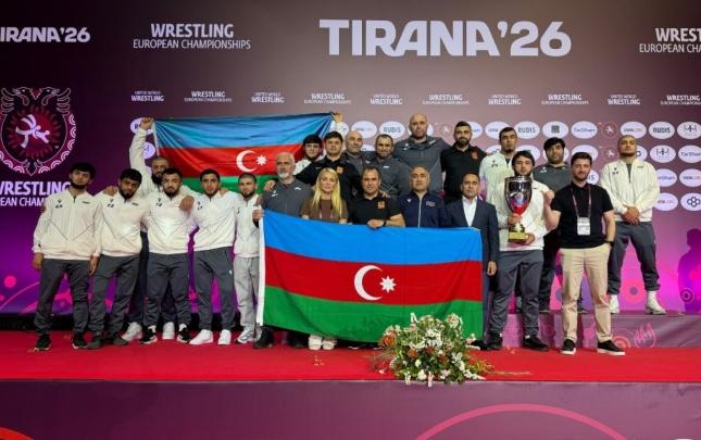 Güləş millimiz 6-cı dəfə Avropa çempionu oldu