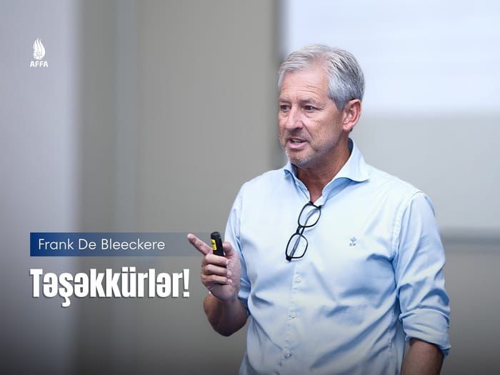 Frank de Bleker AFFA-dakı işini yekunlaşdırdı