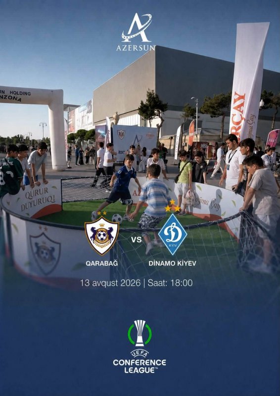 “Qarabağ” - “Dinamo Kiyev” matç öncəsi “Azersun Holdinq”in təşkilatçılığı ilə Fan zonada əyləncəli proqram