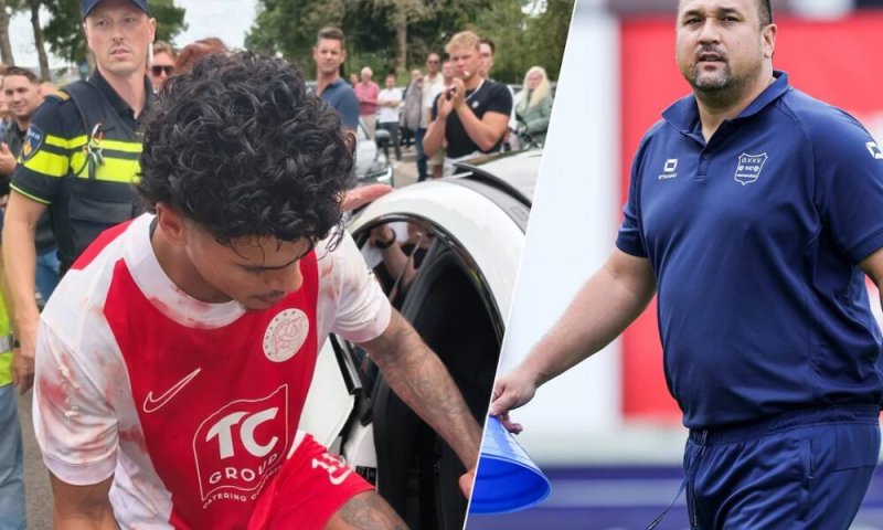 Hollandiya çempionatında futbolçu döyüldü -
