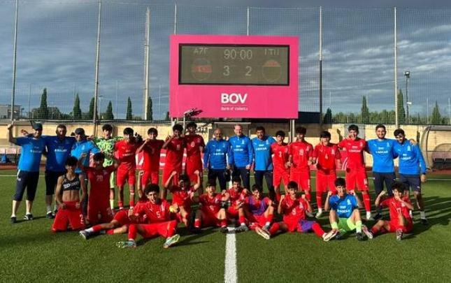 Azərbaycan millisi UEFA İnkişaf Turnirindən qələbə ilə ayrıldı
